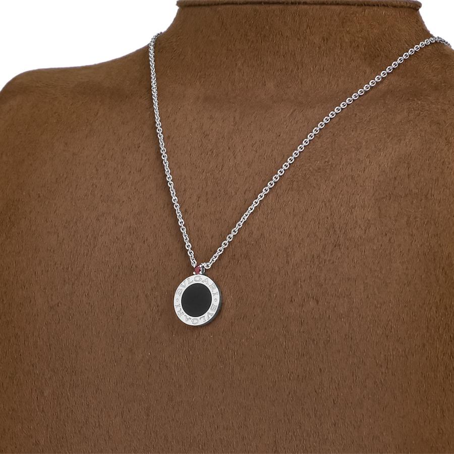 BVLGARI ブルガリ アクセサリー ネックレス シルバー オニキス BVLGARI ブルガリ アクセサリー ネックレス シルバー オニキス
