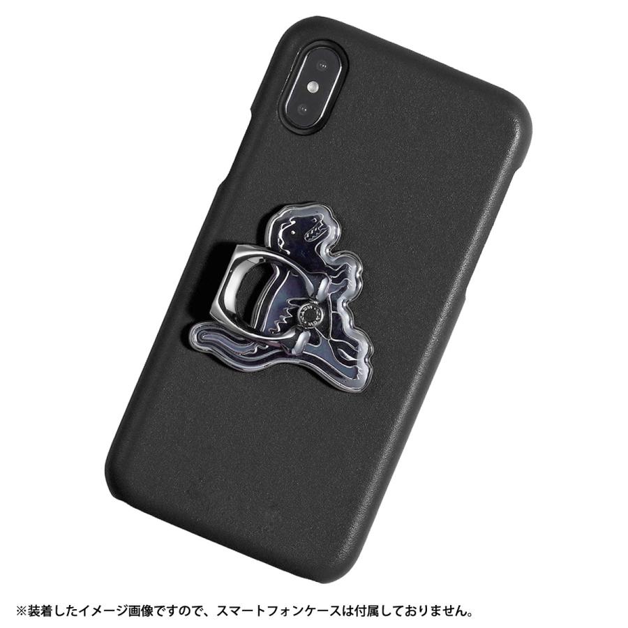 コーチ レキシーフォーングリップ スマホリング 73183 DEN デニム ガンメタ スマートフォンリング 恐竜 シンプル かわいい 可愛い スマホ 落下防止 タブレット｜salada-bowl｜04