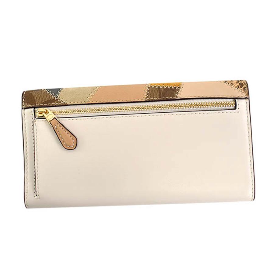 COACH コーチ 財布 91098 IMCAH 小銭入れ付き 三つ折り長財布 パッチ 