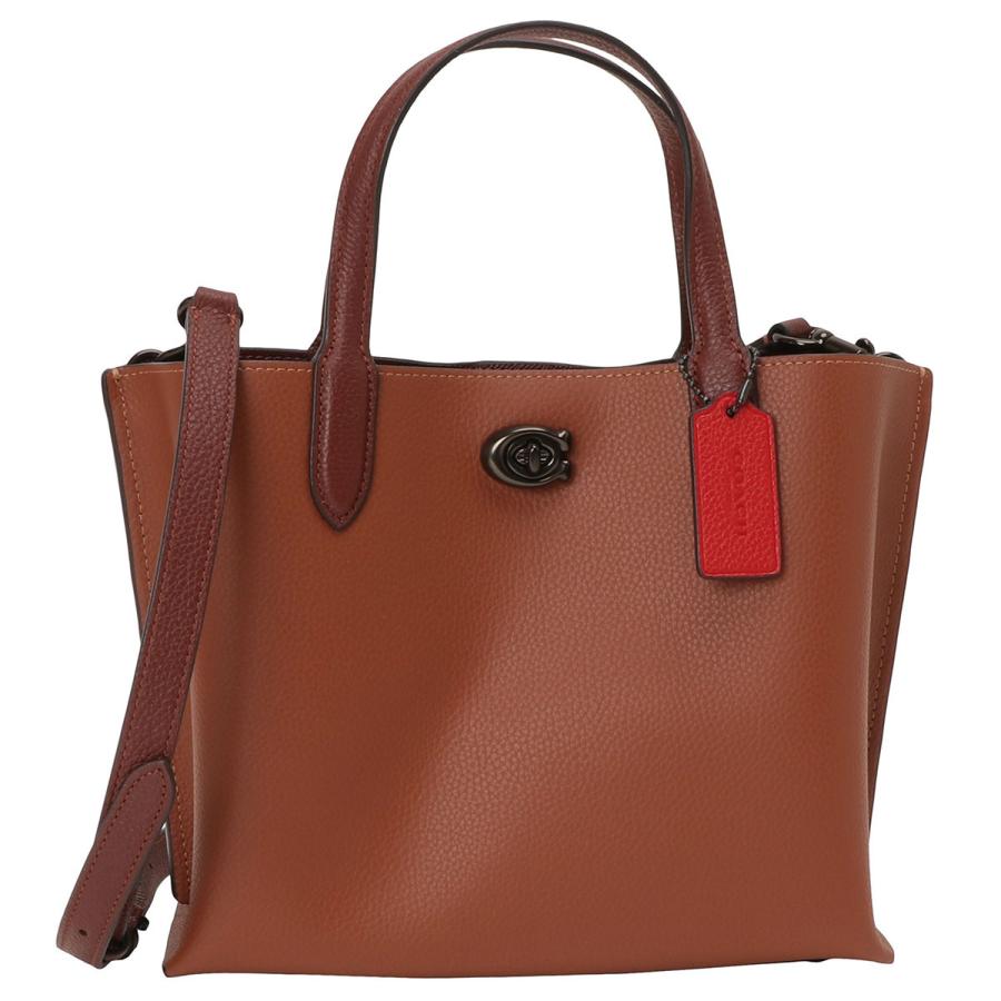 COACH コーチ ウィロウ カラーブロック トート 24 バッグ ショルダー 