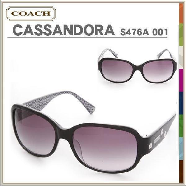 サングラス コーチ COACH レディース メンズ ブランド S476A 001 CASSANDORA BLACK カサンドラ ブラック セール｜salada-bowl