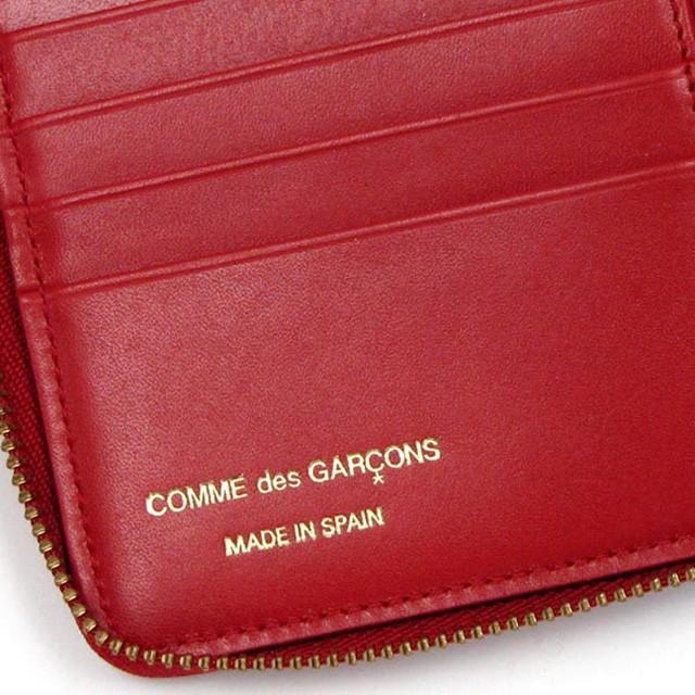 コムデギャルソン COMME des GARCONS 二つ折り財布 ラウンドファスナー 