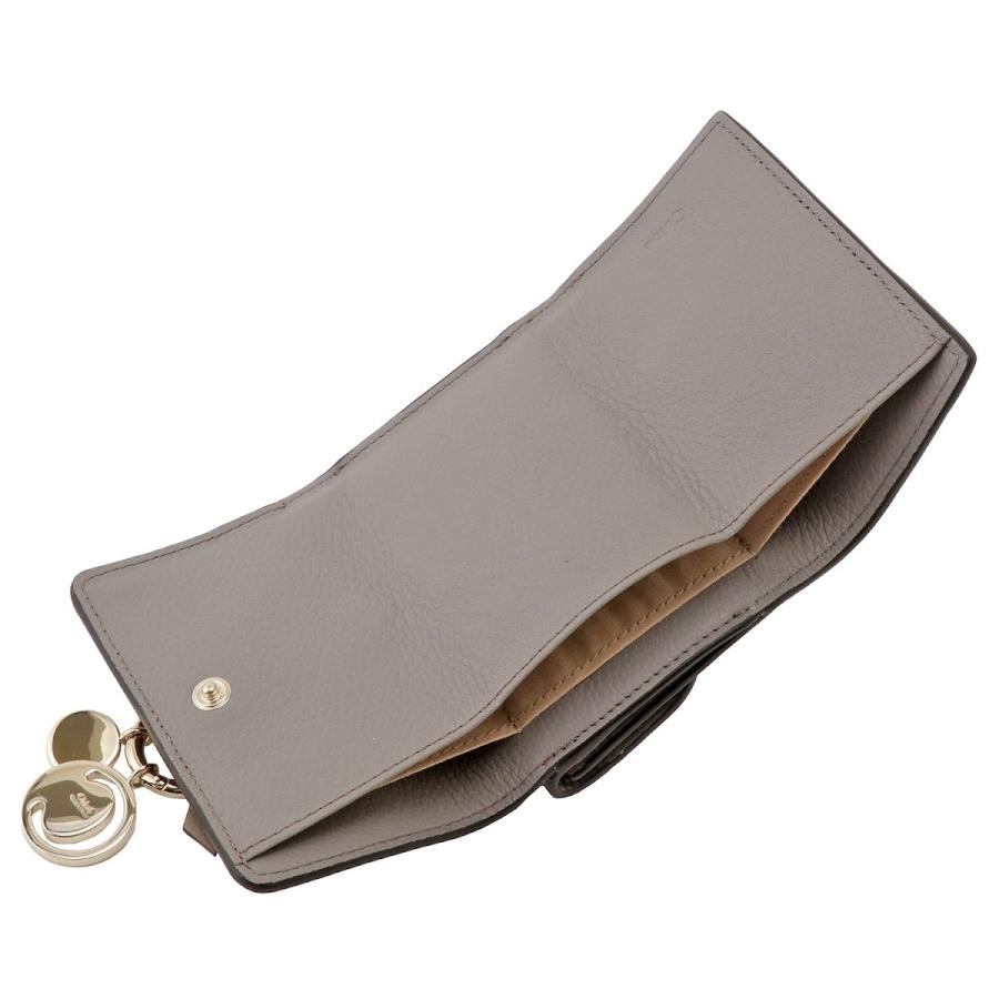 Chloé 三つ折り財布 グレー