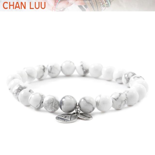 最高の品質の ペア プレゼント 彼女 彼氏 新品 正規品 レディース メンズ ブレスレット シングルブレスレット ホワイト Luu Chan チャンルー ペア プレゼント シングルブレスレット ホワイト チャンルー カップル 誕生日 記念日 メンズアクセサリー Www