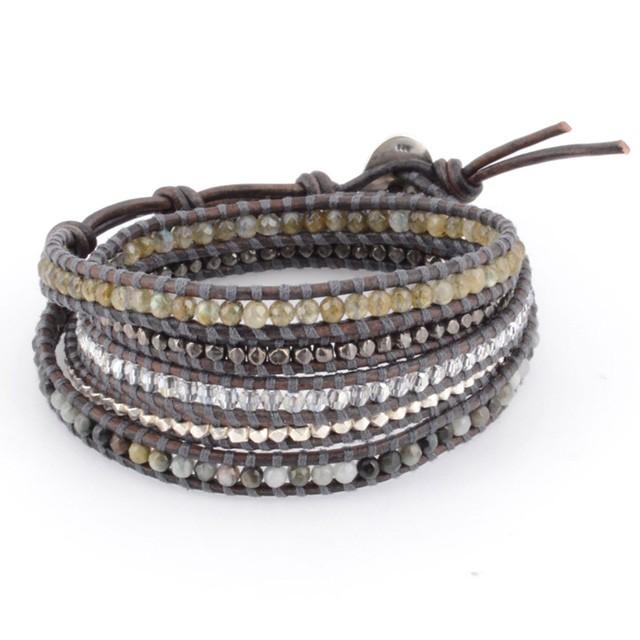 人気商品は 正規 Luu Chan ラップブレス 5連 メンズ ブレスレット チャンルー 正規 5連 ラップブレス メンズ ブレスレット チャンルー Bs 4595 スワロフスキークリスタル キャッツアイミックス 5ラップブレスレット Gry Mix N Cts メンズアクセサリー