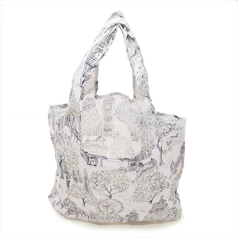 キャスキッドソン Cath Kidston パック トートバッグ エコバッグ Foldaway Shopper フォルダウェイ ショッパー Mono London Toile ホワイト系マルチ Cks Salada Bowl おしゃれブランド通販 通販 Yahoo ショッピング