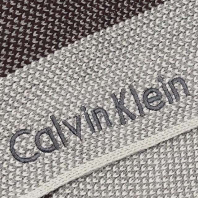 カルバンクライン Calvin Klein マフラー メンズ カルバン グレー ワインレッド ニット クリスマス 新作 ブランド 新品 誕生日 プレゼント 男性 彼氏｜salada-bowl｜03