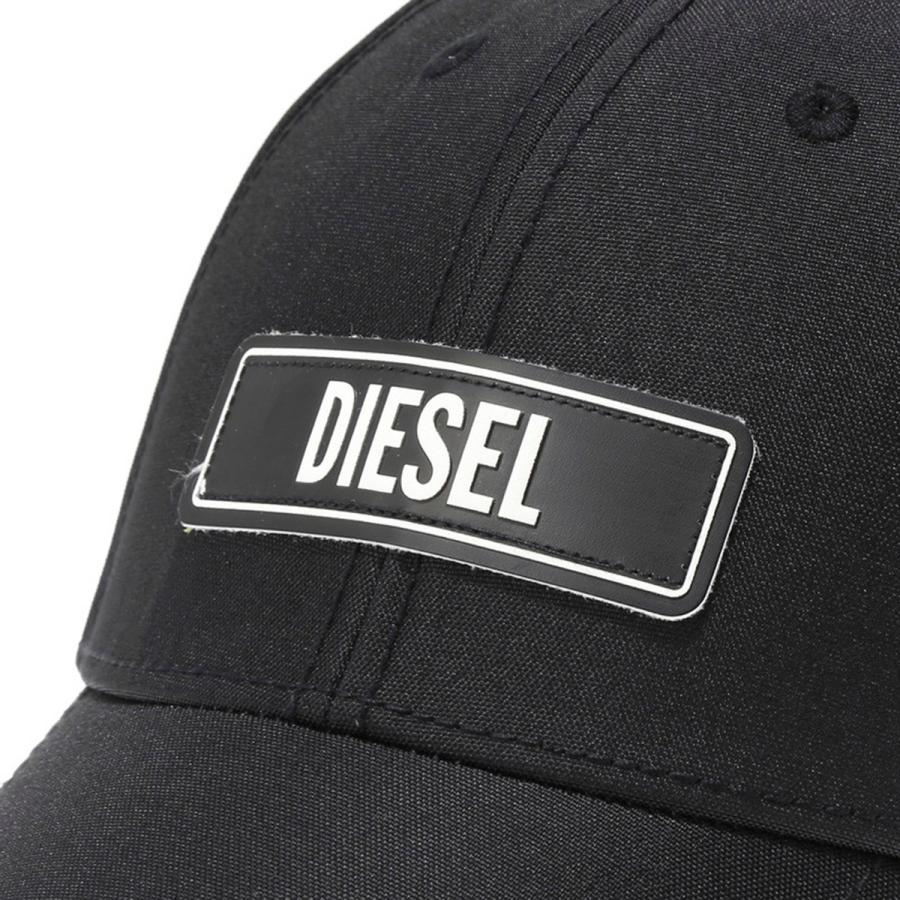 ディーゼル DIESEL キャップ 00SI7R 0CAXJ 9XX C-7ELE HAT ベースボールキャップ 帽子 メンズ ブラック 黒｜salada-bowl｜03