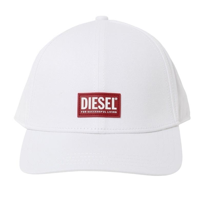 ディーゼル DIESEL 帽子 A02746 0JCAR 100 CAP キャップ ベースボールキャップ ホワイト｜salada-bowl｜02