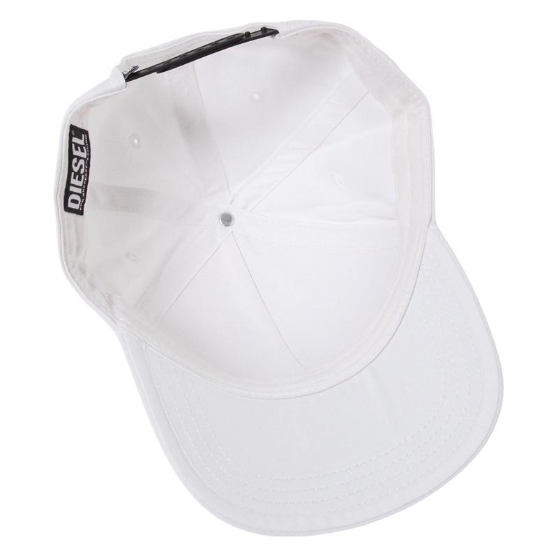 ディーゼル DIESEL 帽子 A02746 0JCAR 100 CAP キャップ ベースボールキャップ ホワイト｜salada-bowl｜05
