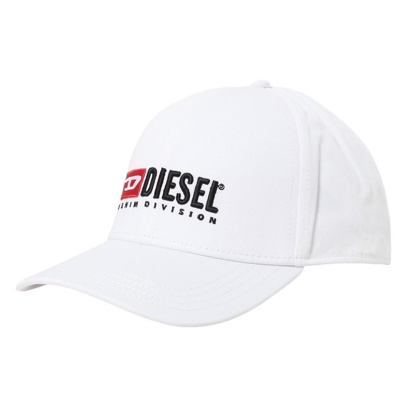 ディーゼル DIESEL 帽子 A03699 0JCAR 100 CAP キャップ ベースボールキャップ ホワイト｜salada-bowl