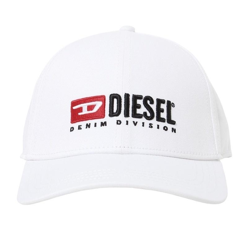 ディーゼル DIESEL 帽子 A03699 0JCAR 100 CAP キャップ ベースボールキャップ ホワイト｜salada-bowl｜02