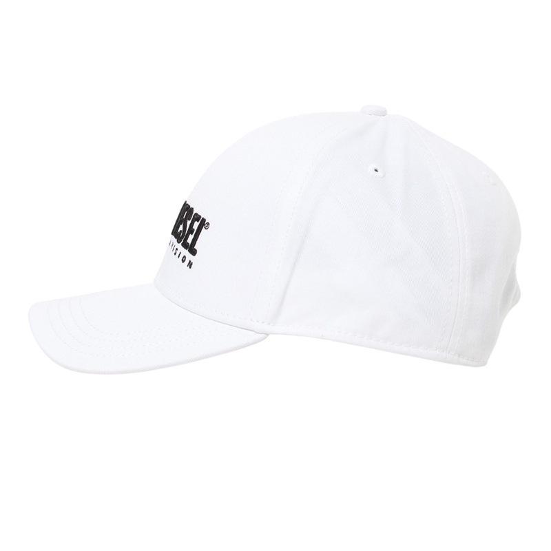 ディーゼル DIESEL 帽子 A03699 0JCAR 100 CAP キャップ ベースボールキャップ ホワイト｜salada-bowl｜03