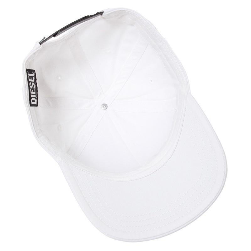 ディーゼル DIESEL 帽子 A03699 0JCAR 100 CAP キャップ ベースボールキャップ ホワイト｜salada-bowl｜05
