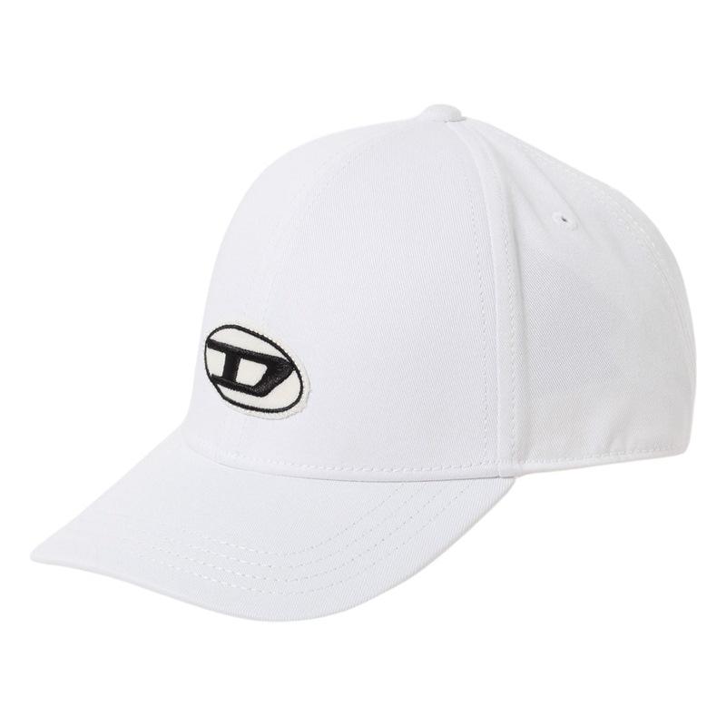 ディーゼル DIESEL 帽子 A03700 0JCAR 100 CAP キャップ ベースボールキャップ ホワイト｜salada-bowl