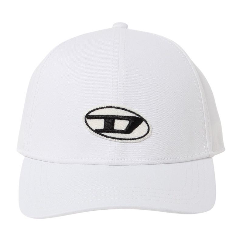ディーゼル DIESEL 帽子 A03700 0JCAR 100 CAP キャップ ベースボールキャップ ホワイト｜salada-bowl｜02