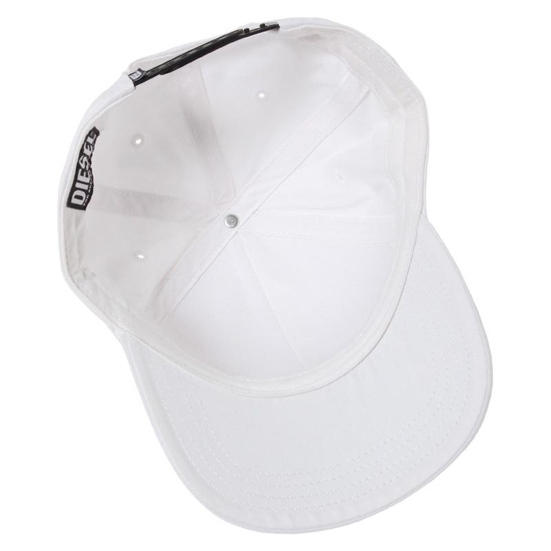 ディーゼル DIESEL 帽子 A03700 0JCAR 100 CAP キャップ ベースボールキャップ ホワイト｜salada-bowl｜05