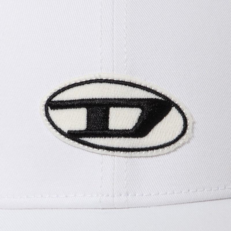 ディーゼル DIESEL 帽子 A03700 0JCAR 100 CAP キャップ ベースボールキャップ ホワイト｜salada-bowl｜07