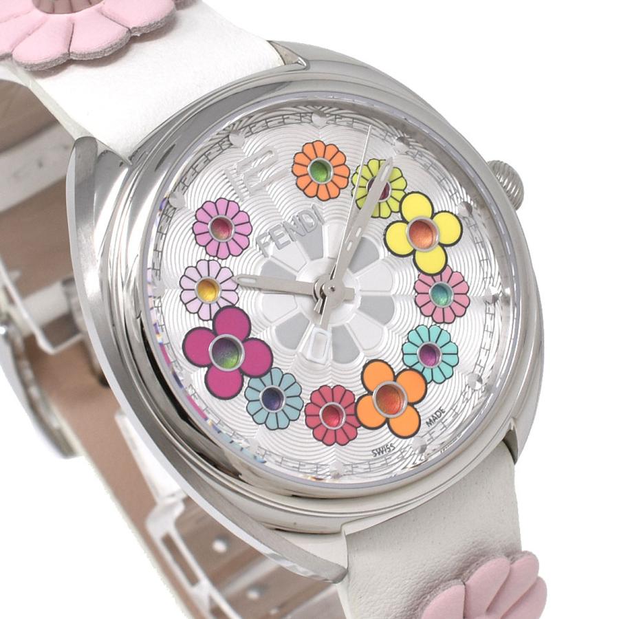 フェンディ FENDI 腕時計 F234034041 MOMENTO FLOWERLAND FLORAL WATCH モーメント フラワーランド フローラル ウォッチ レディース マルチカラー＋ホワイト｜salada-bowl｜02