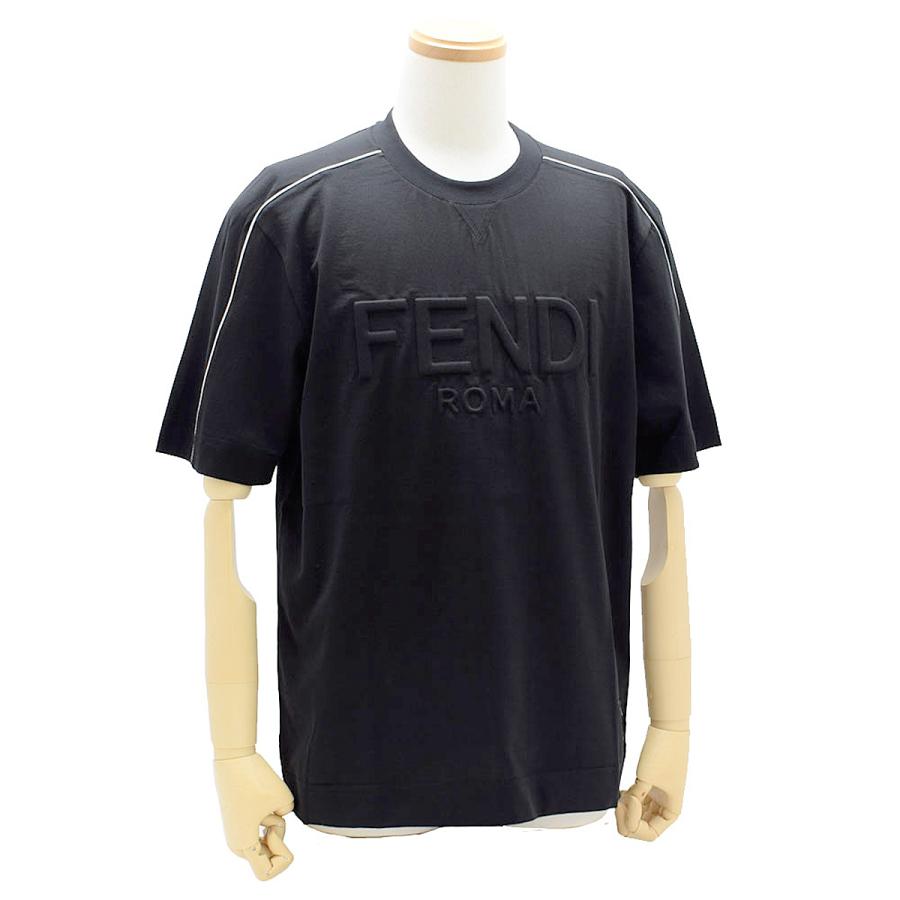 FENDI フェンディ Tシャツ FY1100 AI7F F0QA1 T SHIRT P.S.L.J. PIPING 