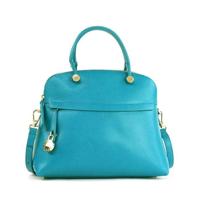 Furla フルラ バッグ Bfk9 Piper M Dome パイパー ミディアム ドーム 2way 斜めがけショルダー ハンドバッグ 0860 ターコイズブルー 本革 新品 送料無料 Frl Bfk9 0860 Salada Bowl おしゃれブランド通販 通販 Yahoo ショッピング