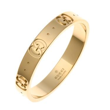 GG グッチ GUCCI アイコン リング イエローゴールド 073230 GG グッチ GUCCI アイコン リング イエローゴールド 073230