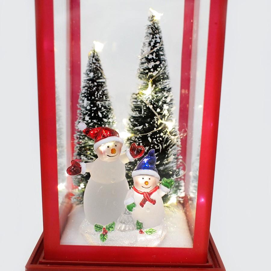 GTS LEDランタン スノーマン XTN130 クリスマス 雪だるま ランプ 卓上ライト 飾り 照明 オーナメント イルミネーションライト 新品｜salada-bowl｜04