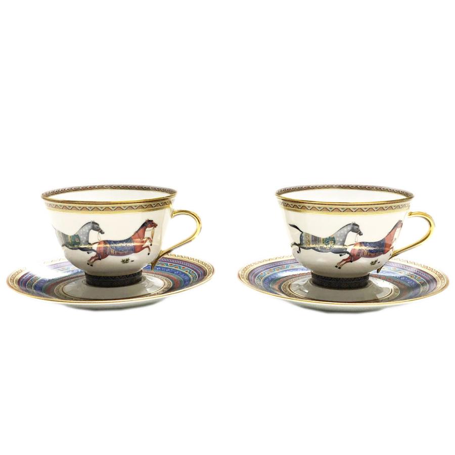 HERMES エルメス 食器 ペア 9884 CHEVAL DORIENT シュヴァル HERMES エルメス 食器 ペア 9884 CHEVAL DORIENT シュヴァル