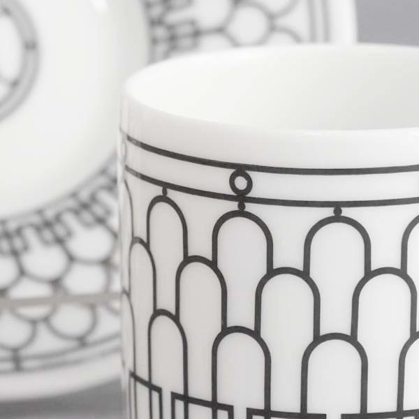 HERMES アウトレット エルメス カップ&ソーサー 37017P H Deco HERMES アウトレット エルメス カップ&ソーサー 37017P H Deco