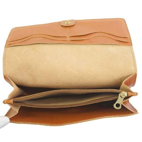 IL BISONTE イルビゾンテ フラップ長財布 C1059 145 CAMEL 本革 