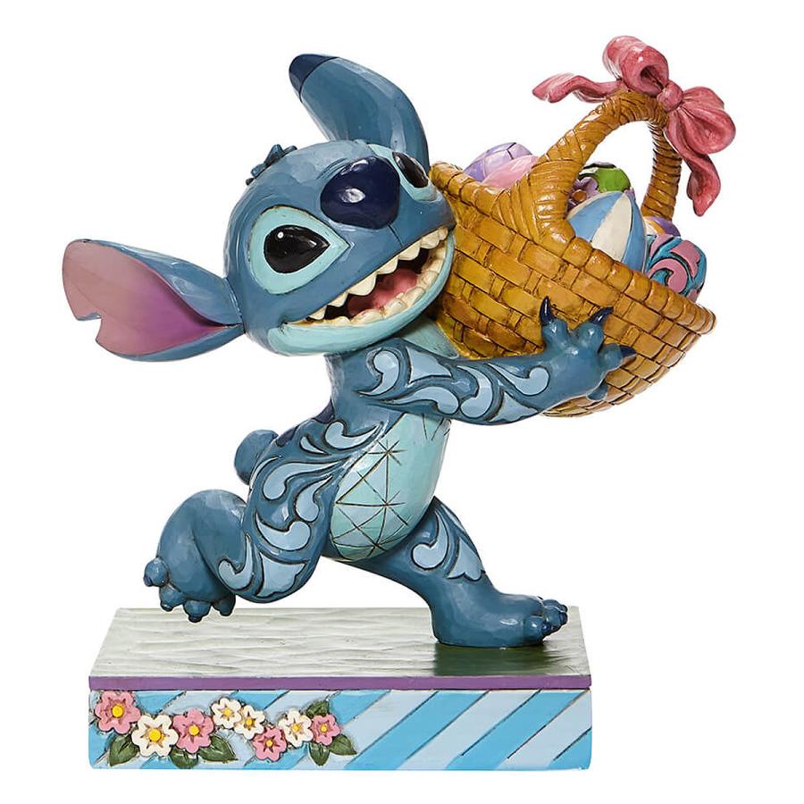ジム ショア Jim Shore ディズニー トラディション Disney Traditions スティッチ イースターバスケット ブルー系マルチカラー Erivvhdgwt コミック アニメ Geysirgolf Is