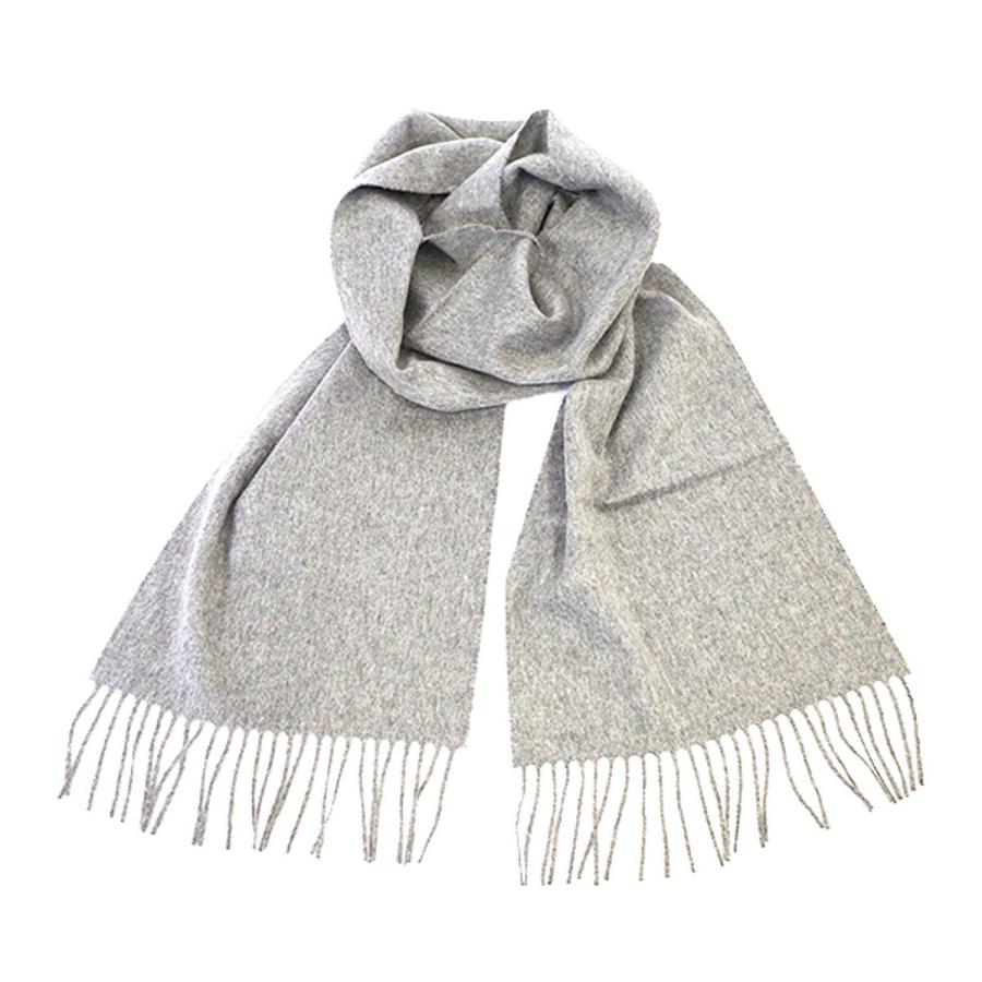 おしゃれ ジョンストンズ Johnstons マフラー Waha0100 プレーン スカーフ カシミア メンズ レディース Silver シルバー 21超人気 Www Skylanceronline Com