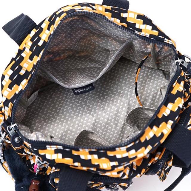 キプリング ボストンバッグ Kipling 2way バッグ K13636 D50 DEFEA H 斜めがけ ショルダーバッグ ミニボストン BASKET W PRINT マルチ｜salada-bowl｜06