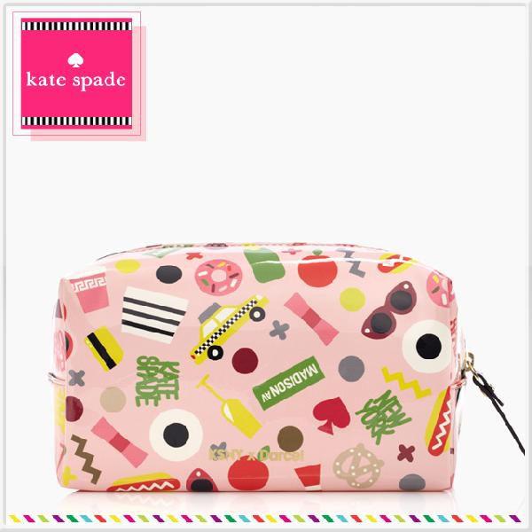 ケイトスペード Kate Spade Darcelコラボ Davie コスメポーチ ブランド おしゃれ 化粧ポーチ かわいい キャラクター ペンポーチ リボン 旅行 ポーチ 筆箱 Creyman Com