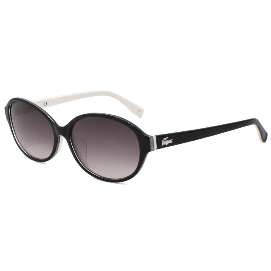 ラコステ LACOSTE サングラス アジアンフィット L810SA001 アイウェア UVカット メンズ レディース ブラック+ホワイト