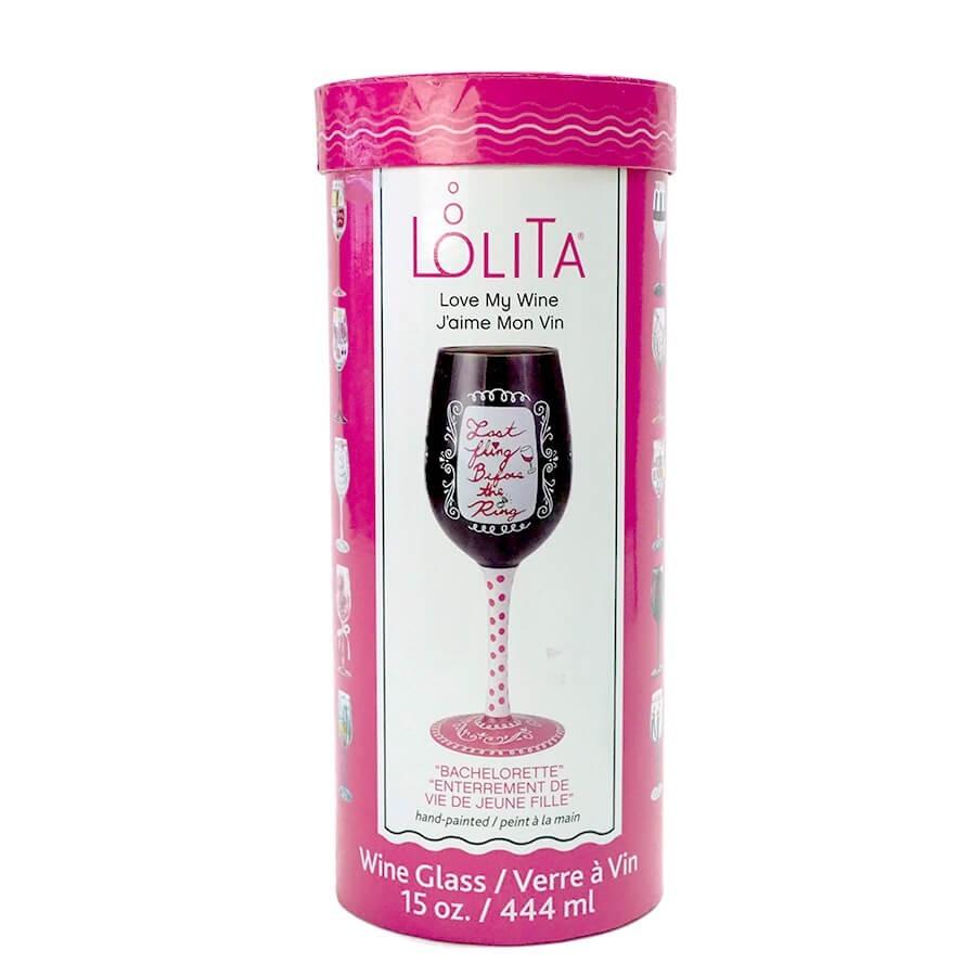 期間限定特価 ロリータ Lolita グラス ワイングラス Bachelorette バチェロレッテ 結婚 ピンク ブラック おしゃれ ブランド 新品 おしゃれ プレゼント ブランド 結婚祝い 女子会 ユニーク ポップ グラス 食器 女性 贈答品 贈り物 飾っておける インテリア
