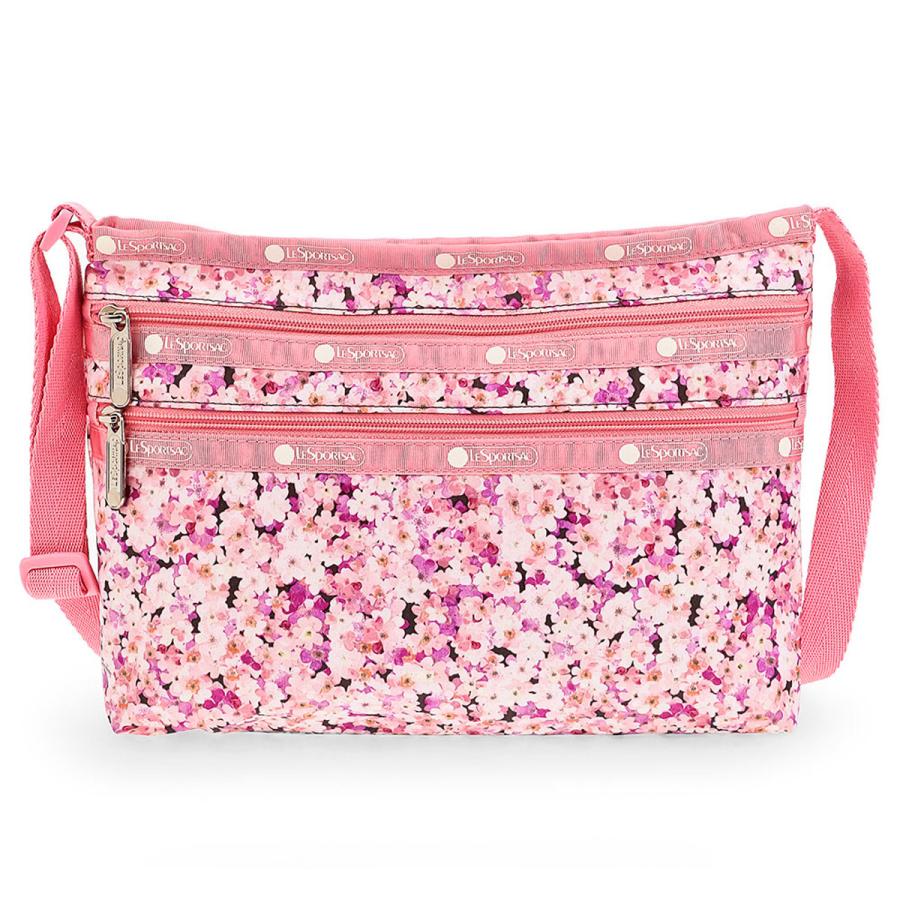 レスポートサック LeSportsac ショルダーバッグ QUINN BAG 3352 E149 クイン バッグ 斜めがけバッグ MOON SHADOW ROSE 花柄ピンク系マルチ