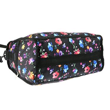 レスポートサック LeSportsac バッグ ミニボストンバッグ ショルダーバッグ 7184 D359 MEDIUM WEEKENDER Impressionist Flower ブラック系マルチ｜salada-bowl｜03