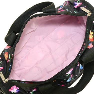 レスポートサック LeSportsac バッグ ミニボストンバッグ ショルダーバッグ 7184 D359 MEDIUM WEEKENDER Impressionist Flower ブラック系マルチ｜salada-bowl｜04