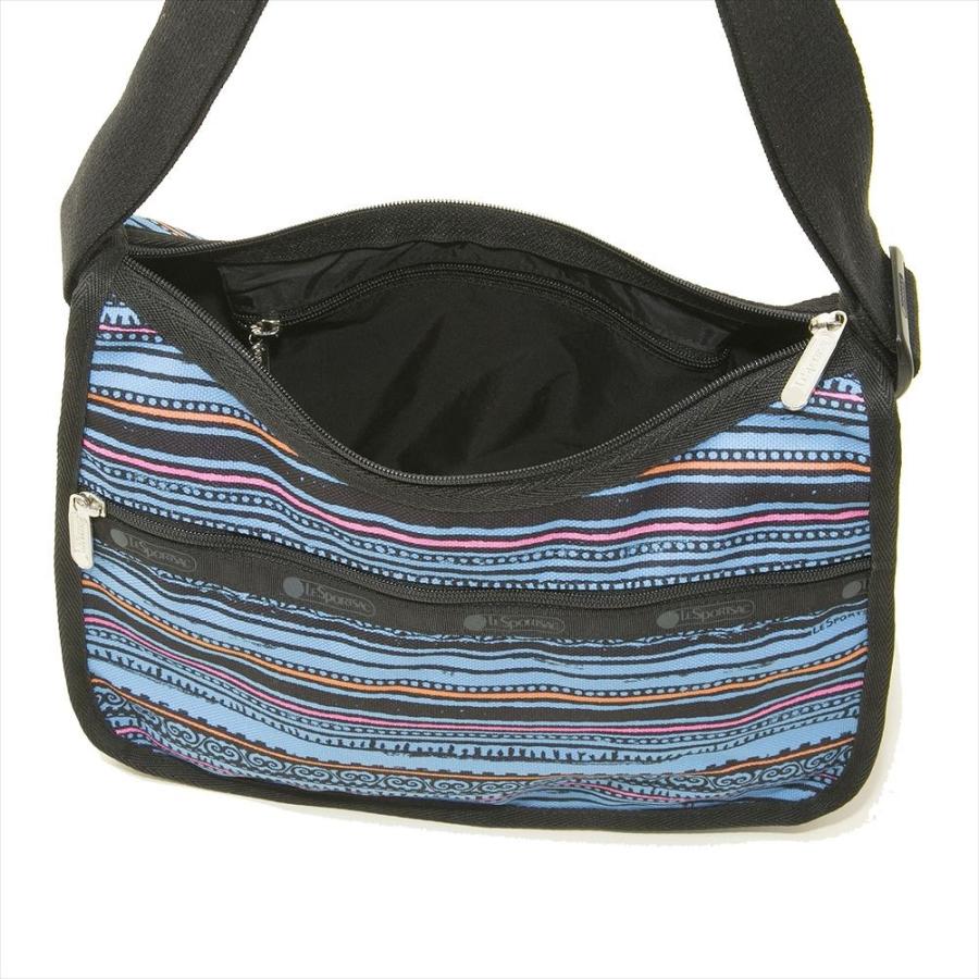 レスポートサック LeSportsac ショルダーバッグ 斜めがけ クラシックホーボー SEA STRIPE BLUE ストライプ柄ブルー系 7520 E193｜salada-bowl｜03