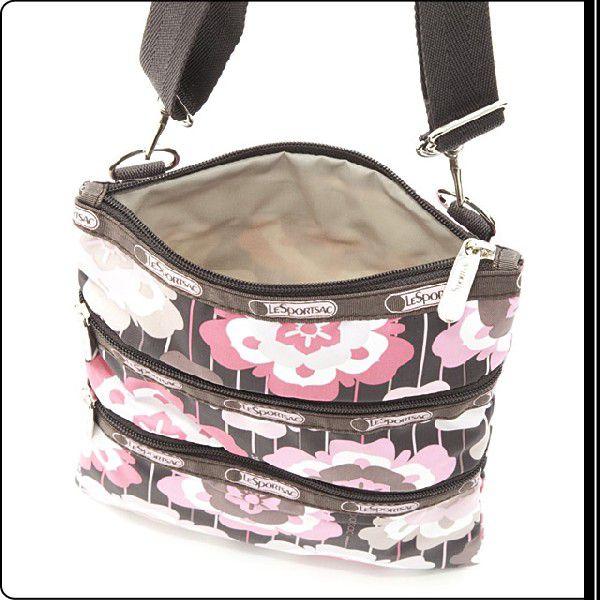 LeSportsac レスポートサック 7627 ケイシー ショルダーバッグ ミニバッグ ポシェット 斜めがけ Kasey D312/フェスタピンク｜salada-bowl｜02