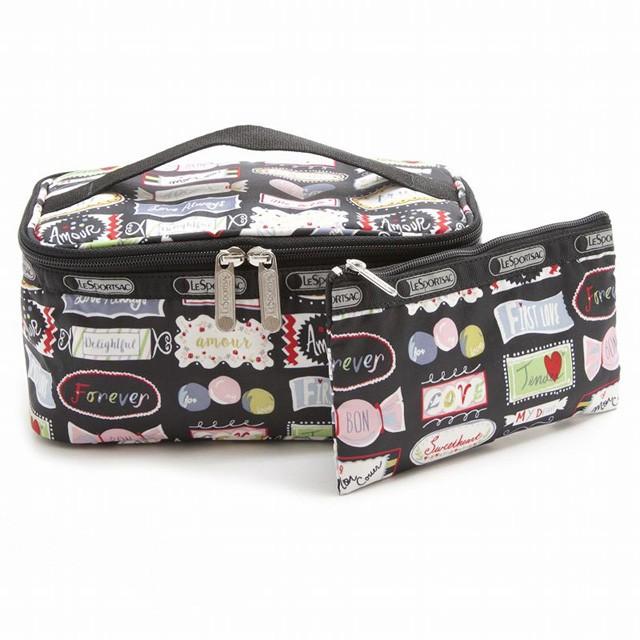 レスポートサック Lesportsac レスポ コスメポーチ バニティケース 化粧ポーチ ブランド 人気 レクタンギュラートレイン Rectangular Train Case Sweet Talk Lsp 8171 D742 Salada Bowl おしゃれブランド通販 通販 Yahoo ショッピング