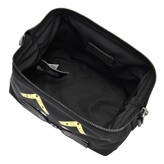 マークバイマークジェイコブス Marc by Marc Jacobs 化粧ポーチ 小物入れ 機能的 コスメポーチ ブランド マークバイ レディース 猫 スタッズ ナイロン ブラック Marc by Jacobs 化粧ポーチ 小物入れ スタッズ ナイロン m0007247