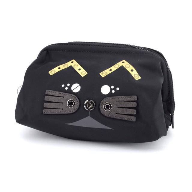 マークバイマークジェイコブス Marc by Marc Jacobs 化粧ポーチ 小物入れ 機能的 コスメポーチ ブランド マークバイ レディース 猫 スタッズ ナイロン ブラック Marc by Jacobs 化粧ポーチ 小物入れ スタッズ ナイロン m0007247