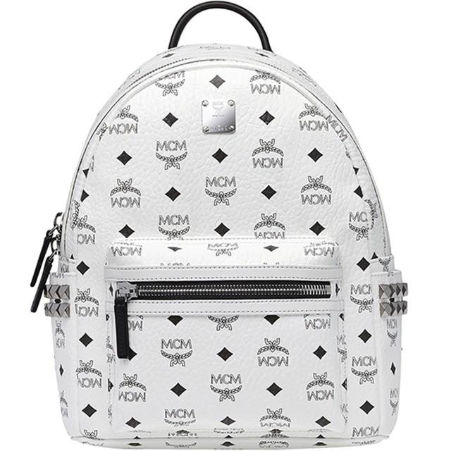 MCM リュック エムシーエム リュックサック MMK6SVE37 バック SMALL STARK BACKPACK スモール スターク バックパック  S ホワイト WHITE 白 :mcm-mmk6sve37wt001:Salada Bowl-おしゃれブランド通販 - 通販 -