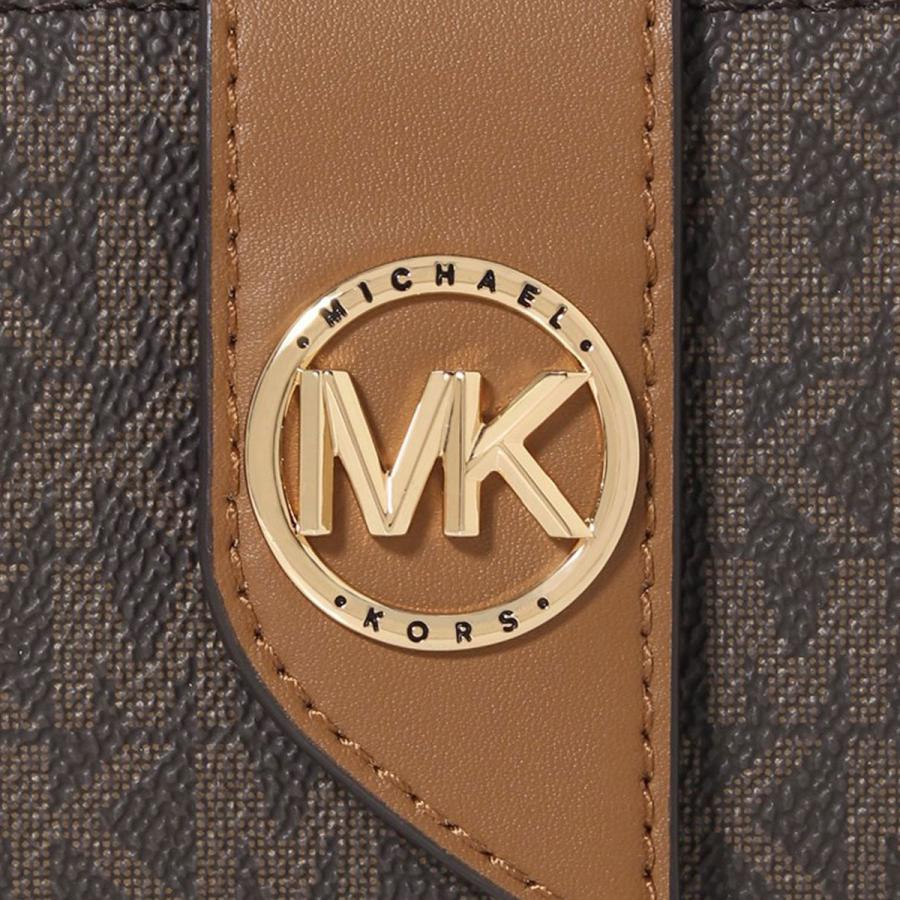 マイケルコース Michael Kors 財布 二つ折り財布 折りたたみ財布 32F1GGRE8B 252 小銭入れ有り レディース ブラウン系｜salada-bowl｜07