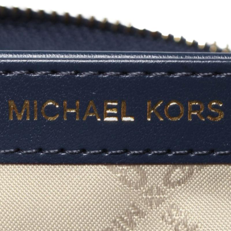 マイケルコース MICHAEL KORS カードケース 名刺入れ コインケース 小銭入れ 32F9GJ6D0L 406 Navy ネイビー｜salada-bowl｜06