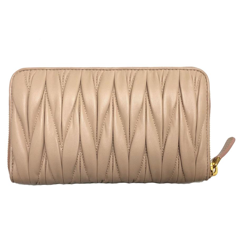 ミュウミュウ MIU MIU 長財布 5M0506 N88 F0236 00 MATELASSE