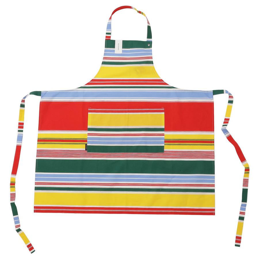 マリメッコ marimekko エプロン キッチン雑貨 072195 105 uamm00511l Paraati Apron マルチカラー 北欧｜salada-bowl｜02