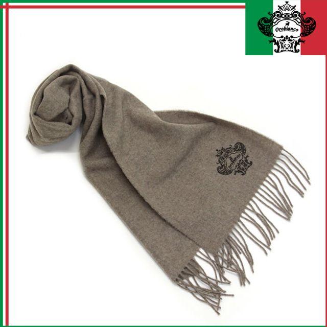 オロビアンコ マフラー メンズ ブランド Orobianco Uk ウール ロゴ刺繍入り ストール メンズマフラー ベージュ系 14秋冬新作 1401 Hb0333 Obc 1401 Hb0333 Salada Bowl おしゃれブランド通販 通販 Yahoo ショッピング